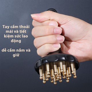 Đồng Nguyên Chất Cầm Tay Kinh Tuyến Bàn Chải Nhào Bụng Chân Massage Chuyên Dụng Toàn Thân Massage Đa Năng Cạo Dụng Cụ Tiện Dụng