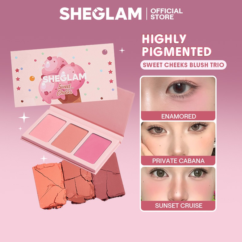 Sheglam Sweet Cheeks Blush Trio
