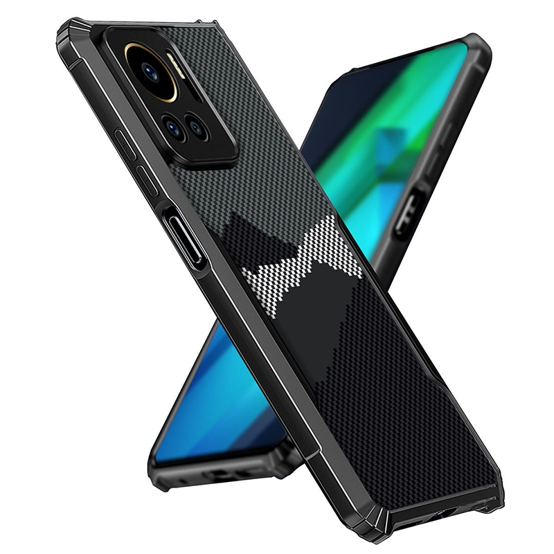 Ốp điện thoại chống sốc họa tiết sợi Carbon Kevlar cho Infinix Note 30i 30 12 2023 VIP G96 12i 2022 11 11S 10 Pro 8i 8 5G 4G Vỏ tối giản Vỏ chống rơi