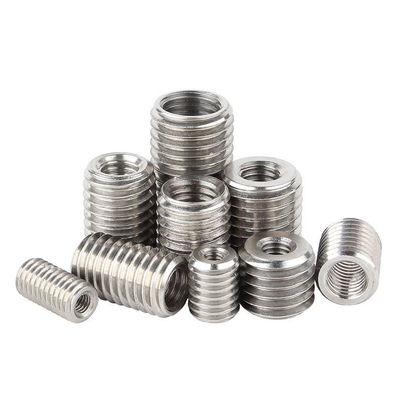 M2 M2.5 M3 M4 M5 M6 M8 M10 M12 304 Thép không gỉ Bên Trong Bên Ngoài Sợi Adapter Vít Vỏ Sợi Chèn Tay Chuyển Đổi Hạt