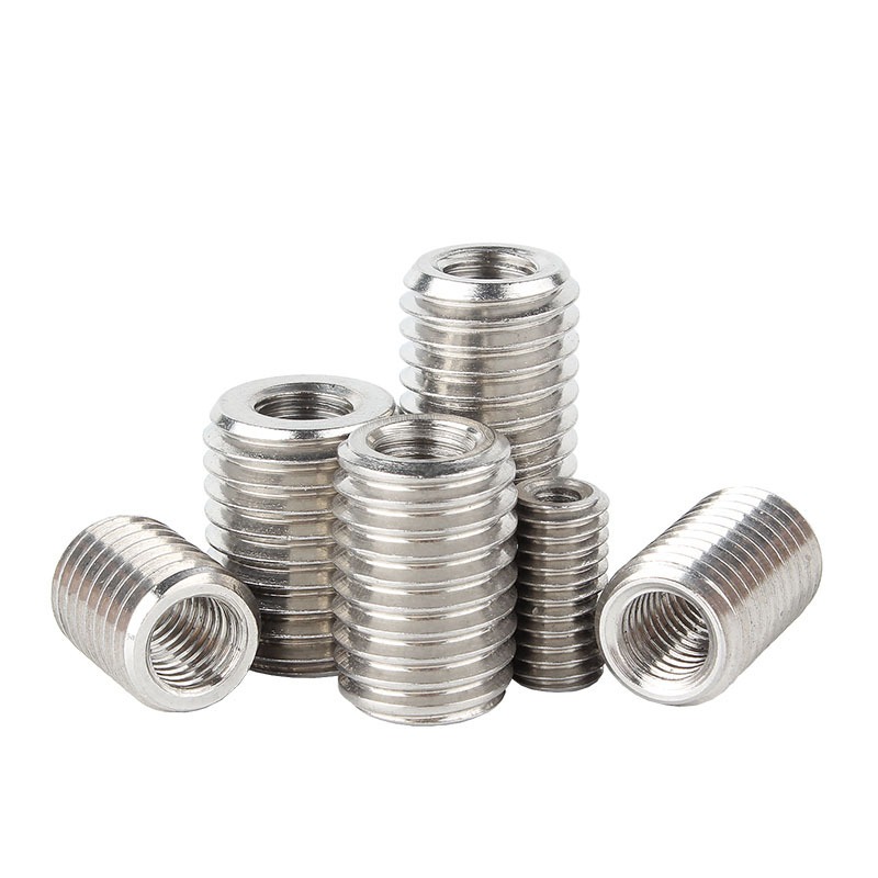 M2 M2.5 M3 M4 M5 M6 M8 M10 M12 304 Thép không gỉ Bên Trong Bên Ngoài Sợi Adapter Vít Vỏ Sợi Chèn Tay Chuyển Đổi Hạt