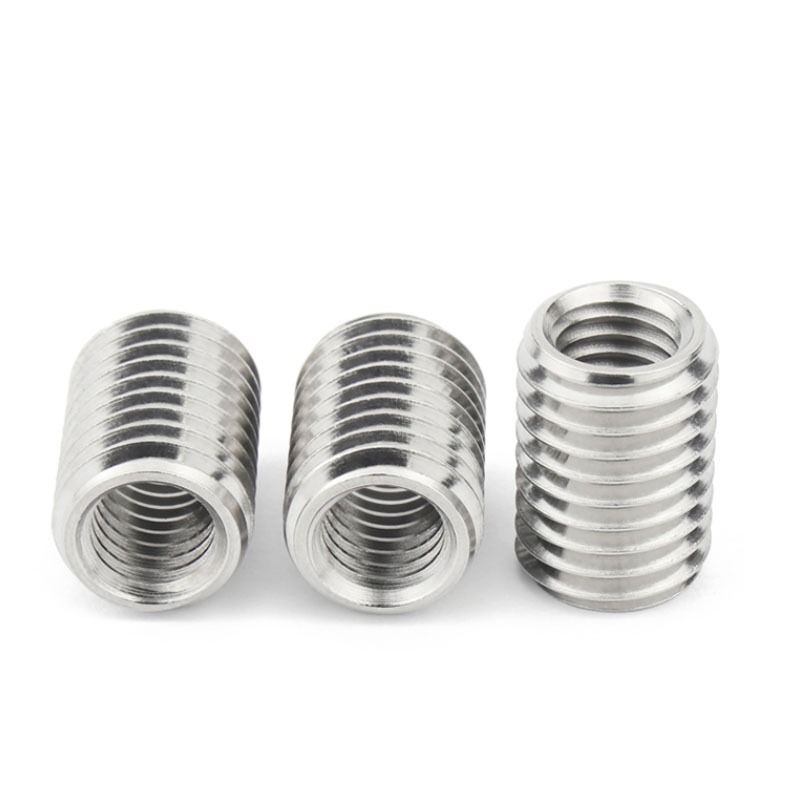 M2 M2.5 M3 M4 M5 M6 M8 M10 M12 304 Thép không gỉ Bên Trong Bên Ngoài Sợi Adapter Vít Vỏ Sợi Chèn Tay Chuyển Đổi Hạt