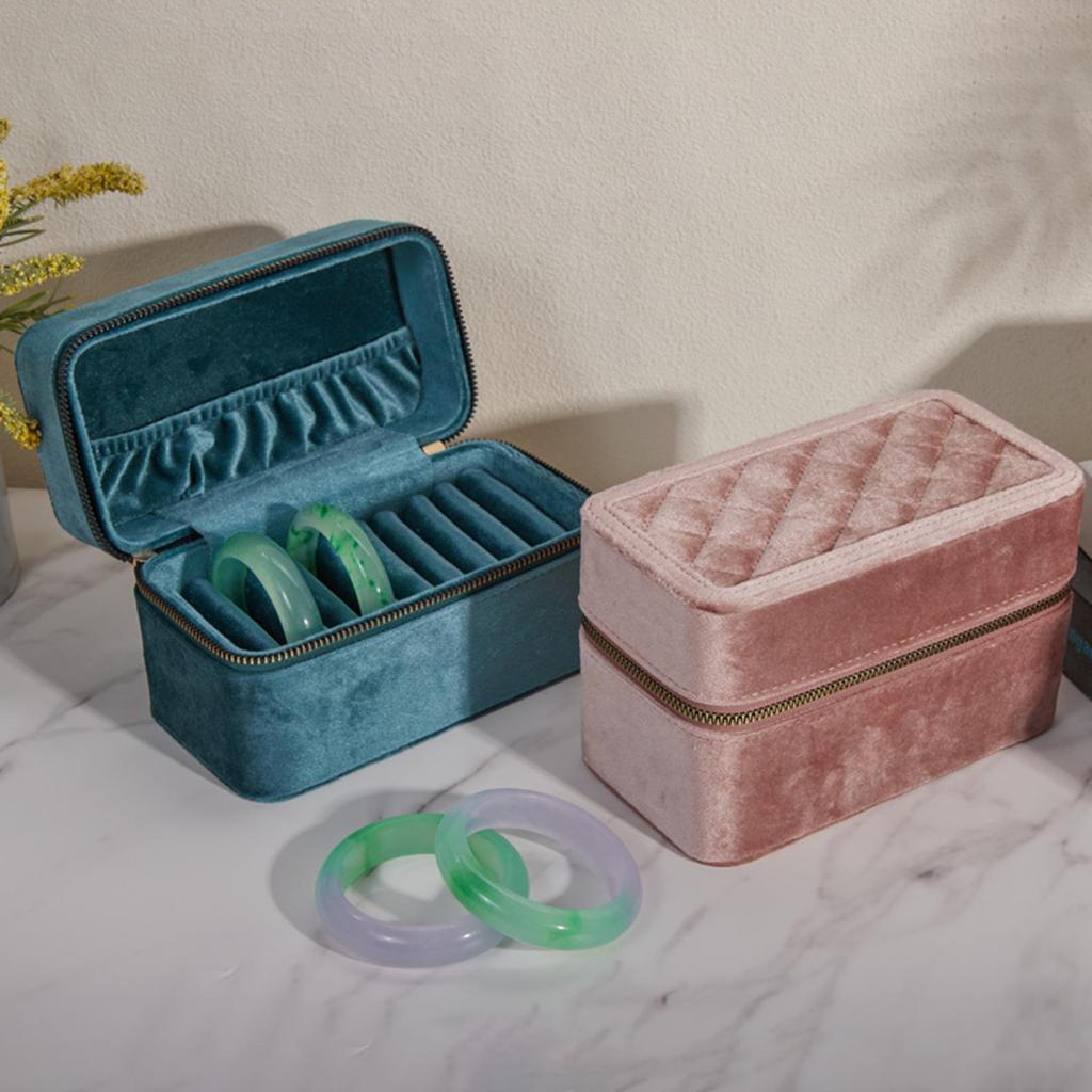 7 Khe Cắm Lắc Tay Hộp Bảo Quản Vòng Tay Dành Cho Đám Cưới Dresser Đính Hôn