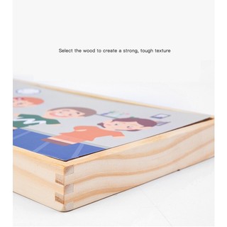 Giáo dục sớm cho trẻ em giáo dục nhân vật từ tính vận chuyển nhận thức đồ chơi ghép hình xếp hình
