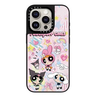 CASENEALPink Graffiti Girl Vỏ Điện Thoại Gương Chất Lượng Cao Thích Hợp Cho iPhone 17ProMax 17pro 17 air 16promax 16 15promax 15 14promax 13 13promax Ốp Lưng Cứng Chống Rơi Thời Trang