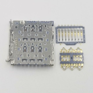 1-5 Bộ Khay Sim Khe Cắm Đầu Đọc Thẻ Kết Nối Cho Samsung Galaxy A53 A54 M34 5G A35 A55 A15 M35 A536 A356 A546 A556 A155 A156 Cắm Adapter Ổ Cắm Jack Liên Hệ M346 M356