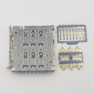 1-5 Bộ Khay Sim Khe Cắm Đầu Đọc Thẻ Kết Nối Cho Samsung Galaxy A53 A54 M34 5G A35 A55 A15 M35 A536 A356 A546 A556 A155 A156 Cắm Adapter Ổ Cắm Jack Liên Hệ M346 M356