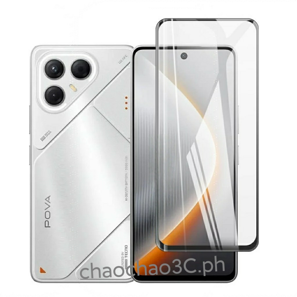 [Hàng có sẵn] Ốp điện thoại trong suốt mềm chống sốc 4in1 Tecno Pavo 7 4G cho Tecno Pova 6 pova 6pro pova 5pro Phim kính cường lực Phim và ống kính và phim mặt sau