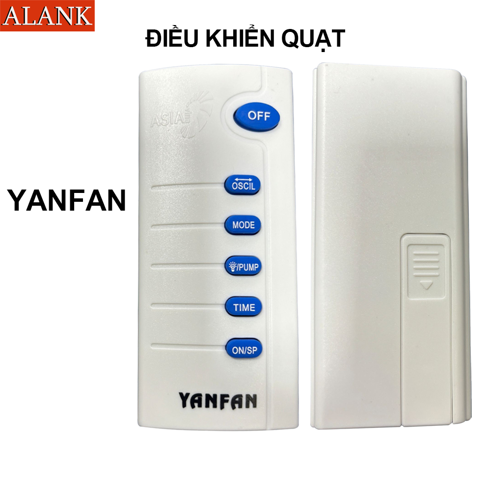 ALANK Remote Điều khiển quạt Yanfan / ASIA - Điều khiển chính hãng (Sử dụng trực tiếp)