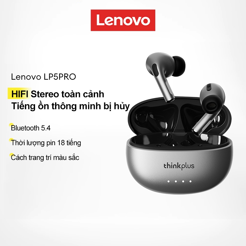 Tai nghe Bluetooth Lenovo LP5 PRO HIFI Chất lượng âm thanh vòm Giảm tiếng ồn thông minh Pin dung lượng lớn Di động