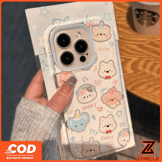 Ốp Lưng Cho OPPO A6X A6 A6 PRO A5i A5X A5 5G A3 A3X A5 PRO A3 PRO A38 A79 A58 A18 A57 2022 A17 A95 Ốp Điện Thoại TPU Chống Sốc Gấu Con Chó Con Dễ Thương