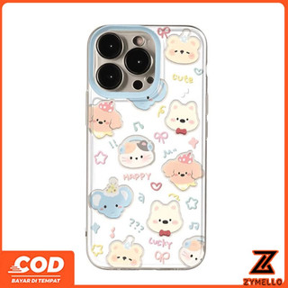 Ốp Lưng Cho OPPO A6X A6 A6 PRO A5i A5X A5 5G A3 A3X A5 PRO A3 PRO A38 A79 A58 A18 A57 2022 A17 A95 Ốp Điện Thoại TPU Chống Sốc Gấu Con Chó Con Dễ Thương