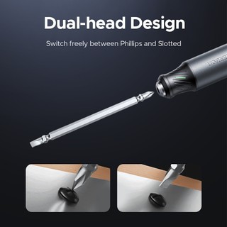 UGREEN Tua vít 2 trong 1 Thép hợp kim S2 Phillips và rãnh 6 * 100mm Công cụ tiện ích