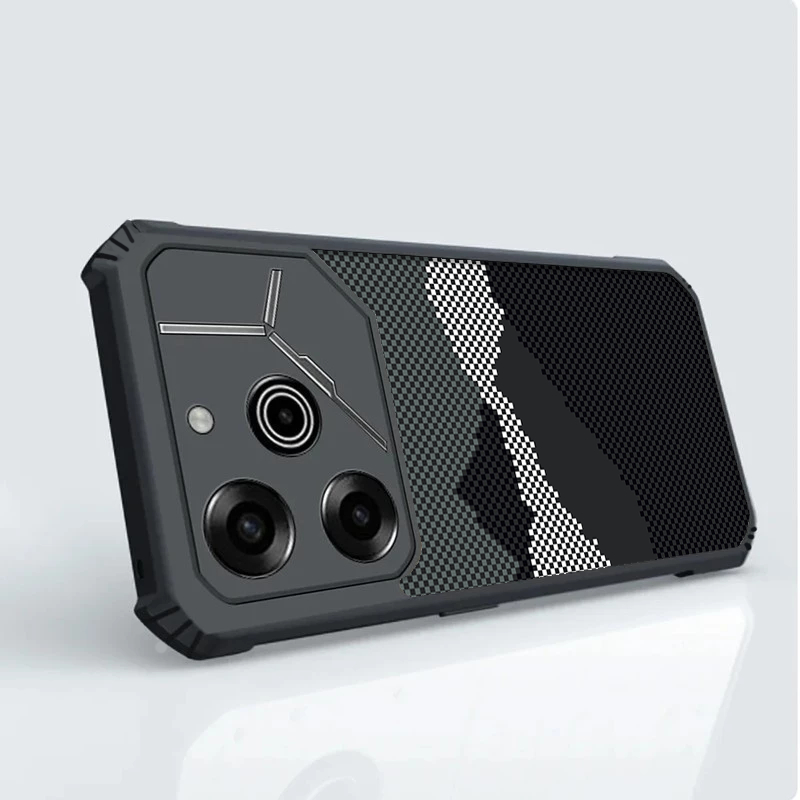 Ốp điện thoại chống sốc họa tiết sợi Carbon Kevlar cho Tecno POP 9 7 6 Pova 7 Ultra 6 5 4 Pro Neo 3 2 5G 4G Vỏ tối giản Vỏ chống rơi
