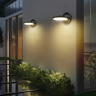 AIMI Đèn Tường Chống Nước Đèn Tường Trang Trí Sân Vườn Bằng Nhôm Có Thể Xoay Thích Hợp Cho Phòng Khách Trong Nhà Phòng Ngủ Ngoài Trời Sân Hiên Ngoài Trời Chiếu Sáng Tường Bên Ngoài