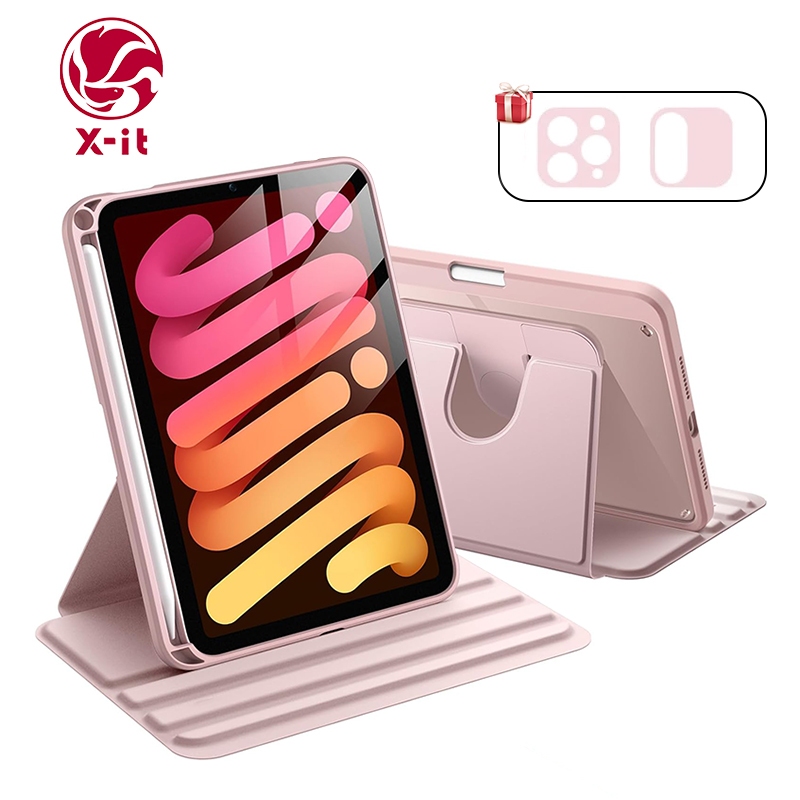 X-IT 360° Ốp Lưng Xoay Cho iPad Air 8 7 6 5 4 3 2024 2025 2026 Pro 11 13 a16 m2 m3 m4 m5 10.2 Gen 12 11 10 9 8 7