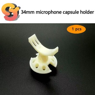 [Hàng có sẵn] 1 Micrô ngưng tụ màng lớn 34mm Micro Giá đỡ viên nang Micro Core Micro Khung nhựa cố định Màu be 25mm