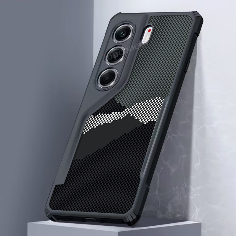 Ốp điện thoại chống sốc họa tiết sợi Carbon Kevlar cho Tecno Camon 40 30 30S 20 PRO 5G 4G Vỏ tối giản Vỏ chống rơi