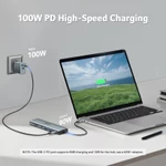 Acer USB C Hub chuyển đổi Type C 7 trong 1 với HDMI 100W PD USB 3.0 5Gbps Đầu đọc thẻ SD Tương thích với máy tính xách tay / PC / Máy tính để bàn UC707 — ảnh 5
