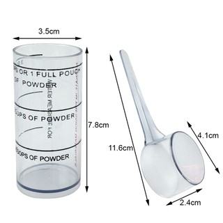 1 Bộ Nhựa Nha Khoa Alginate Thìa Đo Trộn Cốc Chất Liệu Ấn Tượng Bột Hỗn Hợp Dụng Cụ Nha Khoa Phòng Thí Nghiệm Khảo Sát Máy Trộn Dụng Cụ