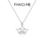 FanciMe Dainty Crown Mặt dây chuyền Vòng cổ Bạc Sterling Tối giản Trang sức Chuỗi tinh tế