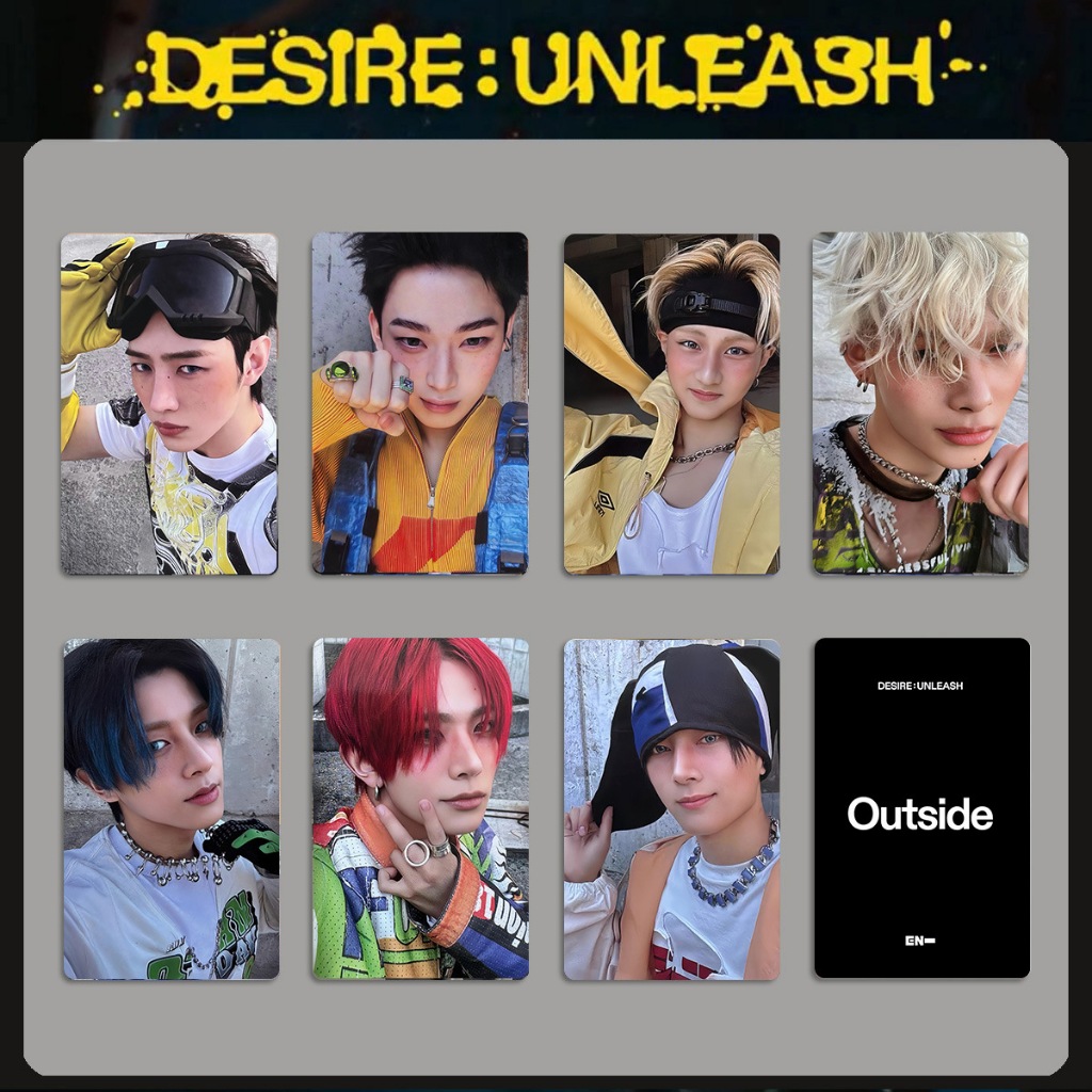 5-7 chiếc EN TARGET TOWER ENGENE 2025 Lomo Card DESIRE: UNLEASH ROMANCE UNTOLD daydream Photocards JUNGWON HEESEUNG JAY JAKE SUNGHOO NI-KI Photo Postcards YM