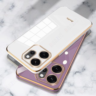 Ốp Điện Thoại Tương Thích Cho OPPO Reno 14F 5G Thẳng Mạ Điện Cạnh Vỏ Silicon Mềm Bảo Vệ Toàn Diện Sang Trọng Ốp Lưng SYD01