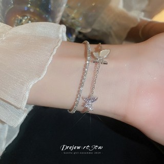 DREJEW Vàng thật mạ điện zircon mặt trời tình yêu vòng tay thích hợp ngọt ngào vòng tay đa năng