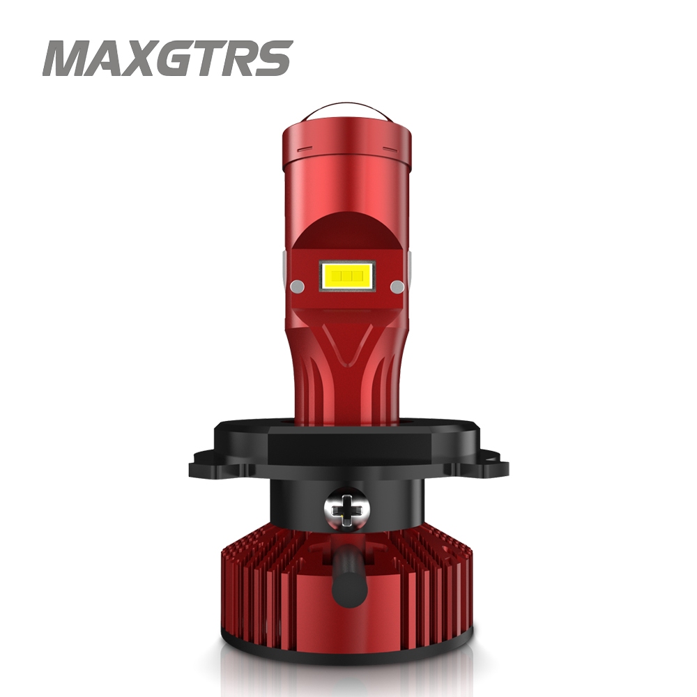 MAXGTRS 1X H4 BA20D S2 P15D LED Đèn Pha Xe Máy AC / DC 11V-60V 6500K 3570 Chip Đầu Đèn