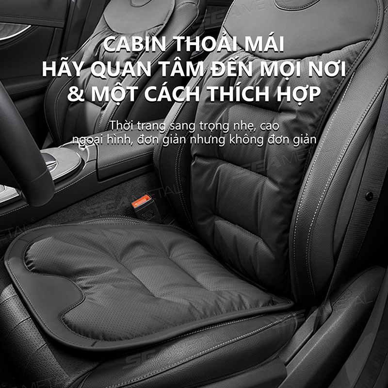 SEAMETALTAL Universal Car Seat Cover Nappa Da Ghế Ô Tô Đệm Bảo Vệ Thảm Mềm Thoáng Khí Phụ Kiện Nội Thất Ô Tô