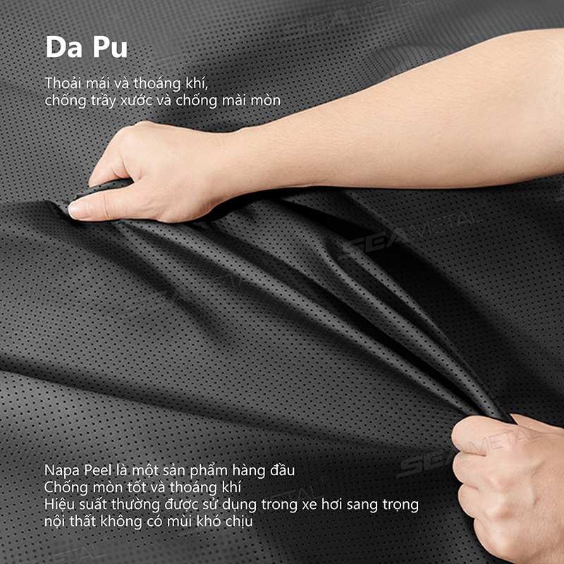 SEAMETALTAL Universal Car Seat Cover Nappa Da Ghế Ô Tô Đệm Bảo Vệ Thảm Mềm Thoáng Khí Phụ Kiện Nội Thất Ô Tô
