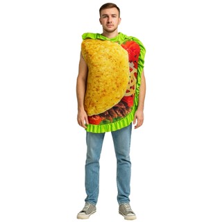 Trang phục cosplay Taco Halloween cho người lớn, phù hợp dự tiệc carnival và sân khấu
