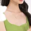 FanciMe Lily of the Valley Bó Hoa Vòng Cổ Thanh Lịch Hoa Mặt Dây Chuyền Trang Sức Quà Tặng Cho Nữ
