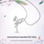 FanciMe Lily of the Valley Bó Hoa Vòng Cổ Thanh Lịch Hoa Mặt Dây Chuyền Trang Sức Quà Tặng Cho Nữ