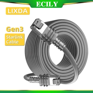 Cáp dữ liệu thế hệ thứ ba GEN3 Cáp nối dài v3, Cáp kết nối truyền thông hai lớp 10 / 23 / 46M Gen 3 Cáp thay thế vệ tinh Cáp V3 tiêu chuẩn cho Starlink Recta