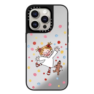 CASENEAL Girl Dog Vỏ Điện Thoại Gương Chất Lượng Cao Thích Hợp Cho iPhone 17ProMax 17pro 17 air 16promax 16 15promax 15 14promax 13 13promax Ốp Lưng Cứng Chống Rơi Thời Trang