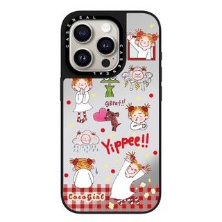 CASENEAL Girl Dog Vỏ Điện Thoại Gương Chất Lượng Cao Thích Hợp Cho iPhone 17ProMax 17pro 17 air 16promax 16 15promax 15 14promax 13 13promax Ốp Lưng Cứng Chống Rơi Thời Trang