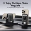 Giá đỡ từ tính Ugreen có ví đựng thẻ Giá đỡ điện thoại Góc có thể điều chỉnh cho iPhone 12 / 13 / 14 / 15 Pro Max