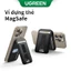 Giá đỡ từ tính Ugreen có ví đựng thẻ Giá đỡ điện thoại Góc có thể điều chỉnh cho iPhone 12 / 13 / 14 / 15 Pro Max