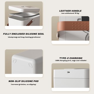 Hộp đựng thức ăn cho chó 13L - Hộp đựng thức ăn cho mèo kín khí - Hộp đựng thức ăn cho thú cưng cho chó, mèo, hạt giống chim - Hộp đựng thức ăn cho chó Thùng đựng thức ăn khô