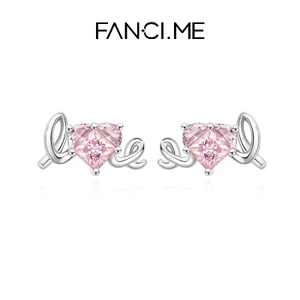 FanciMe Love Words Bông tai Bông tai trang sức tai ngọt ngào thanh lịch dành cho nữ