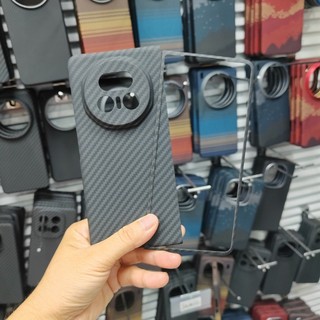 Ốp Điện Thoại Sợi Carbon Aramid Chính Hãng Cao Cấp Cho Honor Magic V5 Gấp Siêu Mỏng Ốp Lưng Bảo Vệ Chống Sốc