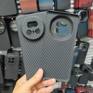 Ốp Điện Thoại Sợi Carbon Aramid Chính Hãng Cao Cấp Cho Honor Magic V5 Gấp Siêu Mỏng Ốp Lưng Bảo Vệ Chống Sốc