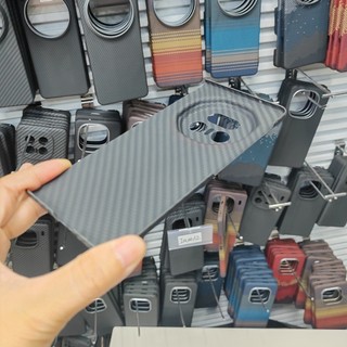 Ốp Điện Thoại Sợi Carbon Aramid Chính Hãng Cao Cấp Cho Honor Magic V5 Gấp Siêu Mỏng Ốp Lưng Bảo Vệ Chống Sốc