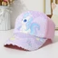 2-9 Tuổi Trẻ Em Mũ UV Sequin Mũ Bóng Chày Trẻ Em Bé Gái Dễ Thương Pony Nàng Tiên Cá Mũ