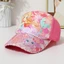 2-9 Tuổi Trẻ Em Mũ UV Sequin Mũ Bóng Chày Trẻ Em Bé Gái Dễ Thương Pony Nàng Tiên Cá Mũ