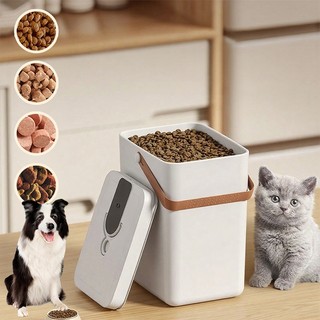 Hộp đựng thức ăn cho chó 13L - Hộp đựng thức ăn cho mèo kín khí - Hộp đựng thức ăn cho thú cưng cho chó, mèo, hạt giống chim - Hộp đựng thức ăn cho chó Thùng đựng thức ăn khô