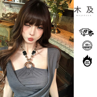 MUJIELLA áo thun nữ áo phông baby tee 2025 New MUJI2025071001