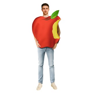 Trang phục Halloween nam với chủ đề trái cây hài hước - cosplay dâu tây và táo