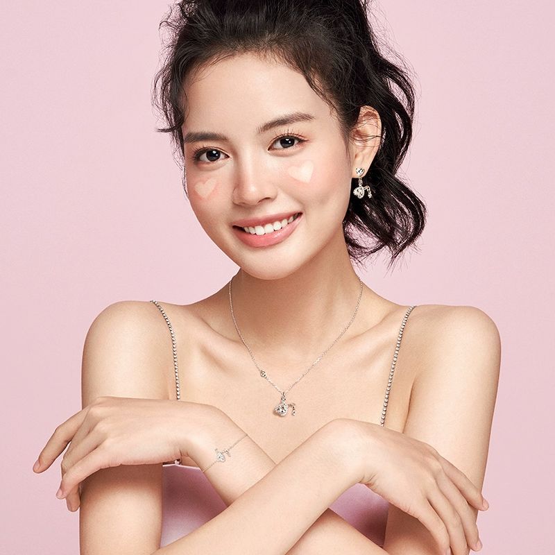 Vòng tay thỏ mật ong FanciMe Bạc Sterling Dây chuyền sang trọng thanh lịch
